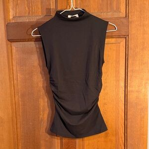 Madewell Black Sleeveless Mock Neck Tank NWOT